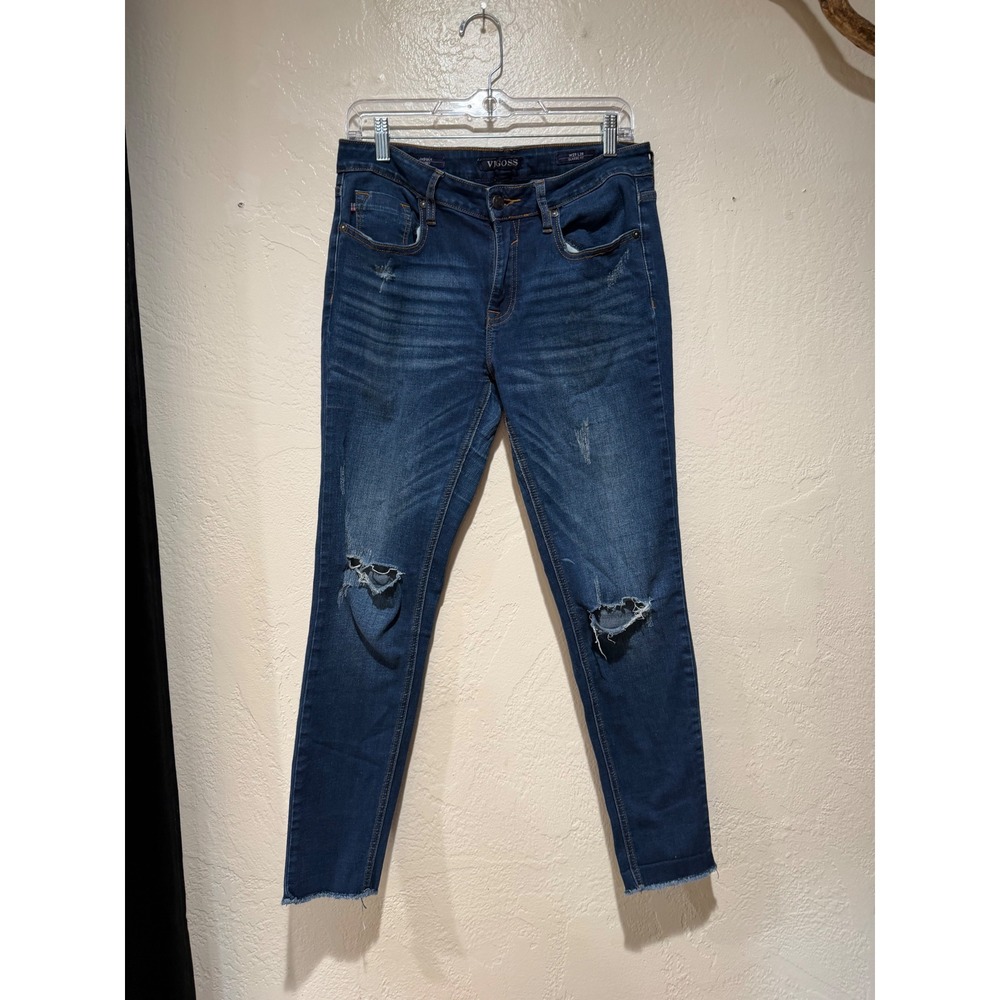 Vigoss Jagger Skinny Jeans Womens 29 Dark Wash Ripped Distressed Classic Fit
